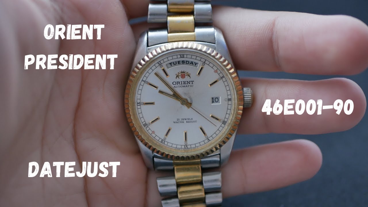 Orient President 46E001-90 Datejust 4k 