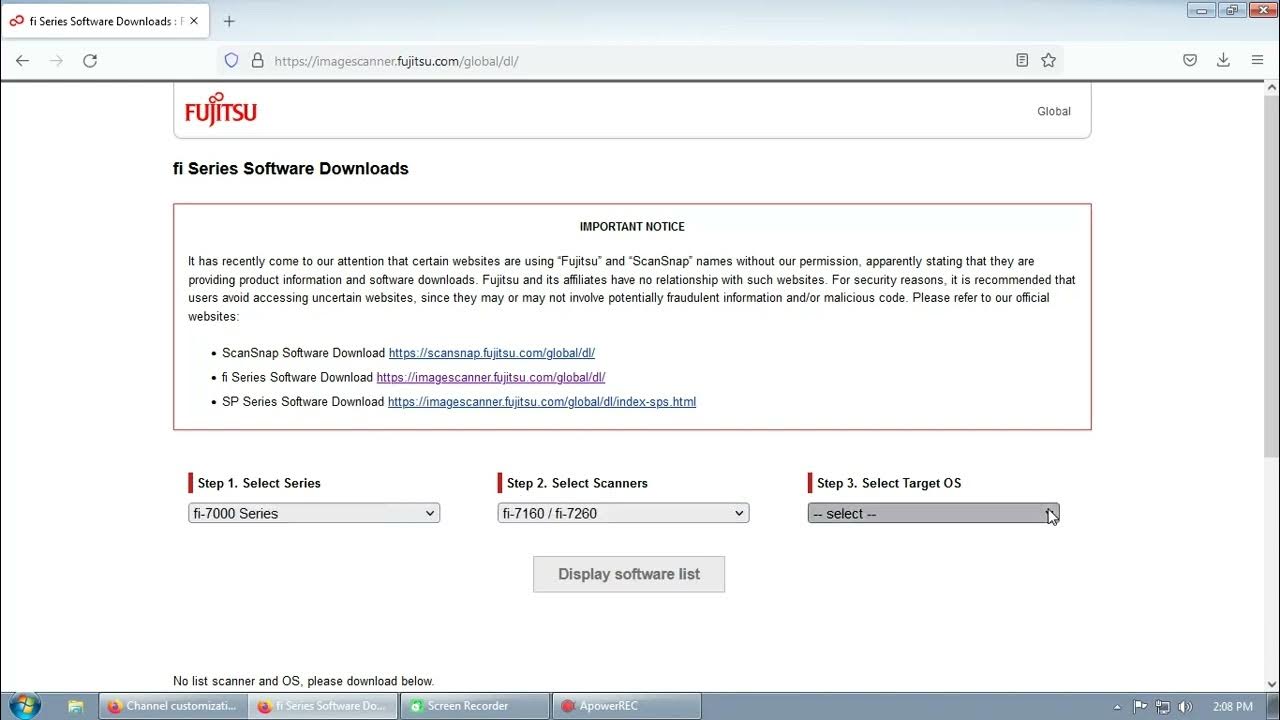 Fuji Fi7160 Fi7260 TWIN DRIVER DOWNLOAD YouTube