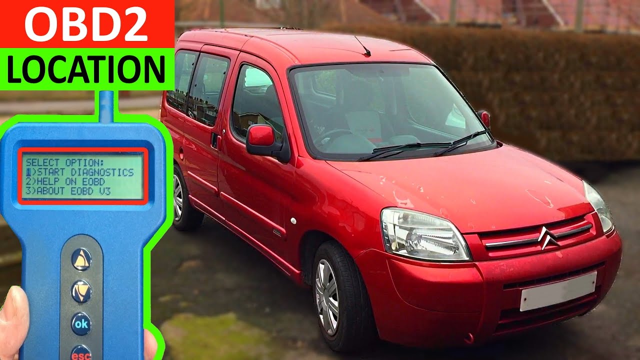 Citroen Berlingo Obd2 Port Location - Youtube