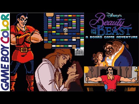 Disney's Beauty and the Beast: A Board Game Adventure Game Boy Color - C&M Playthrough