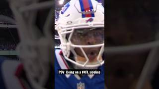 POV: Being on a #NFL sideline