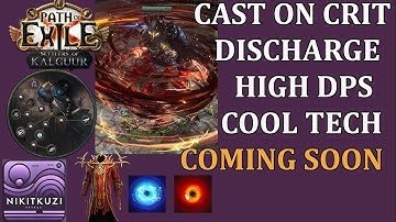 Poe 3.26 | CoC Discharge Assassing | Cast On Crit Build | Fast Mapper| Cyclone Flicker | Coming Soon