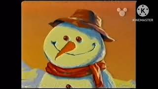 ULTIMATE RARE Disney channel snowman ident 1997-1999 (with text)