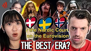 What if Only Nordic Countries won Eurovision? (1957-2023) | Max & Sujy React