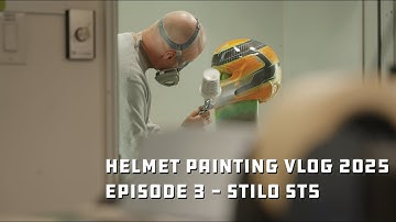 Helmet Painting Vlog #3 2025 - Ric Bushey (Part 1)