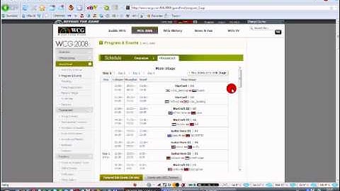 WCG 2008 Cologne Update - Main Stage matches