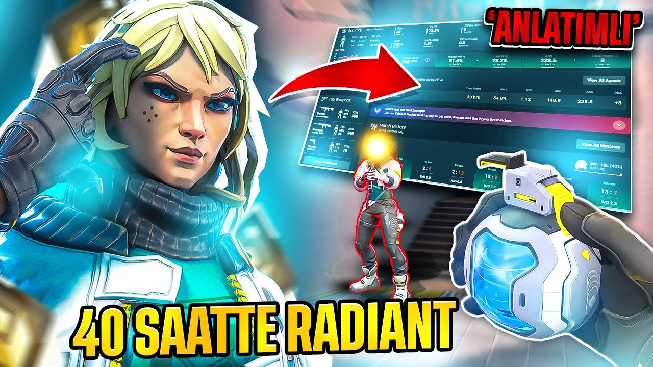 40 Saatte RADYANT'ta kastım sadece DEADLOCK ile. (Öğretici)  | VALORANT