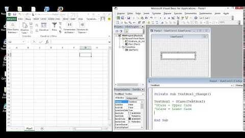 Curso de VBA: Textbox com letra maíscula