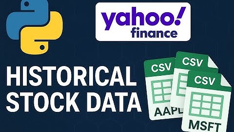[Coding Traid] Mini tutorial - Yahoo Finance stock data retrieval with Python