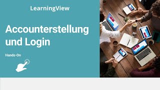 LearningView-Registrierung und Login