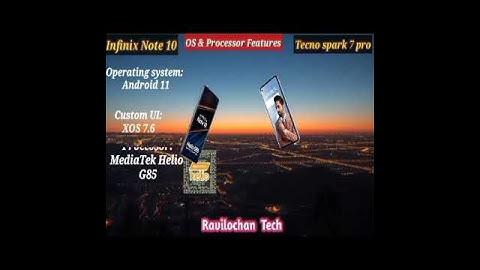 Infinix Note 10      VS   Tecno spark 7 Pro  :  operating system     #shorts