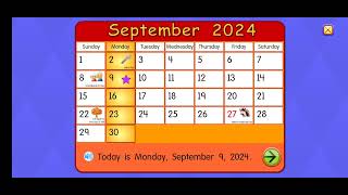 Starfall Calendar September 9Th 2024