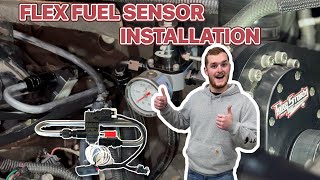 Installing flex fuel/E85 sensor