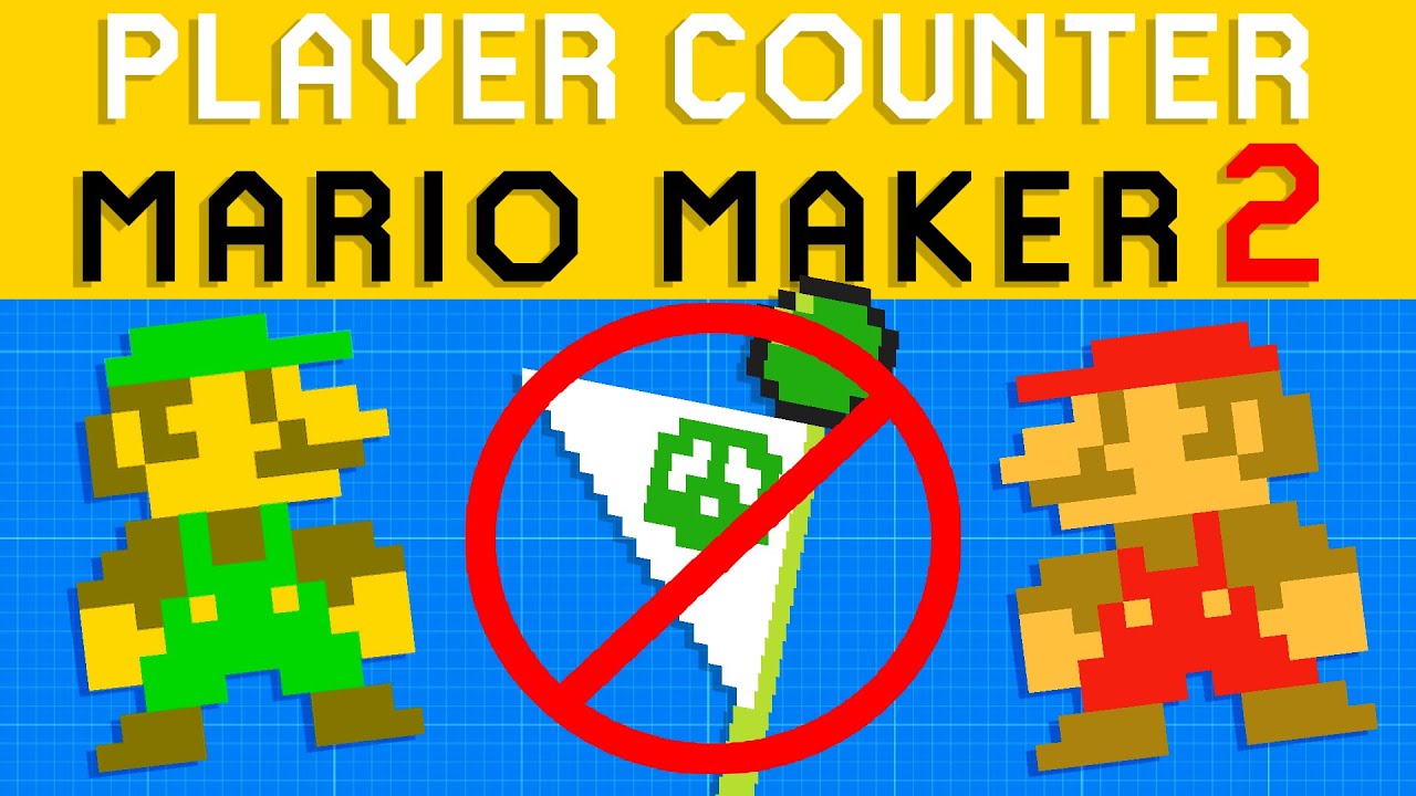 How to Make Multiplayer Levels in Super Mario Maker 2 - Player Counting Machines