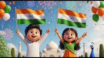Happy Independence Day India 2025 | 15 August Song for Kids | Nursery Rhymes