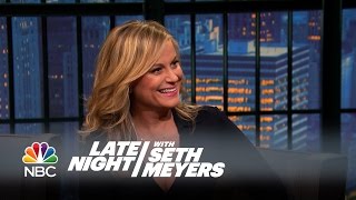 Amy Poehler Does Not Remember Meeting Seth - Late Night with Seth Meyers