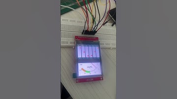 TFT display module using esp32