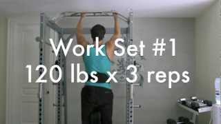 Reverse Pyramid Training - Weighted Chin ups & One Arm Chins