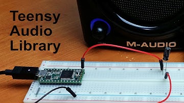Teensy Audio Library : Test de lecture depuis la mémoire Flash vers sortie DAC