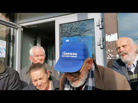 Διαμαρτυρία στη ΔΕΗ Θεσσαλονίκης - Δηλώσεις  κ. Βασίλης