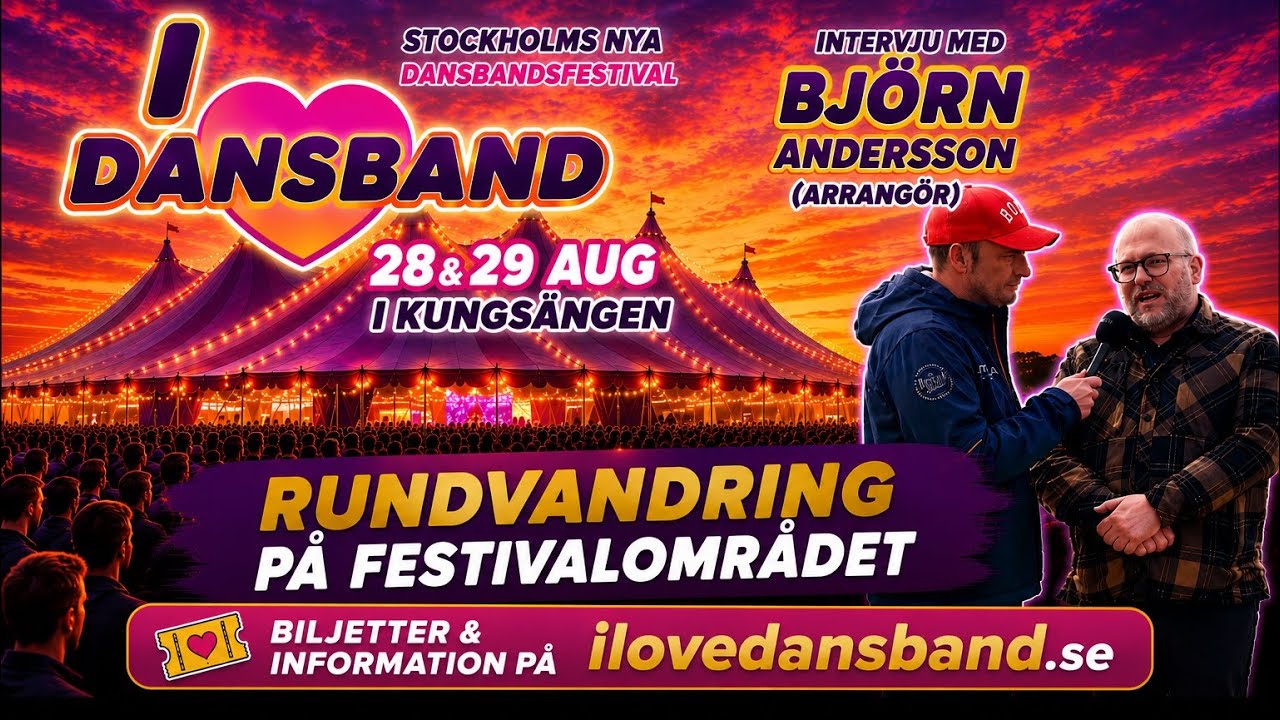 I Love Dansband 28&29 Aug - Kungsängen - Stockholm 💃☀️🎶 - YouTube