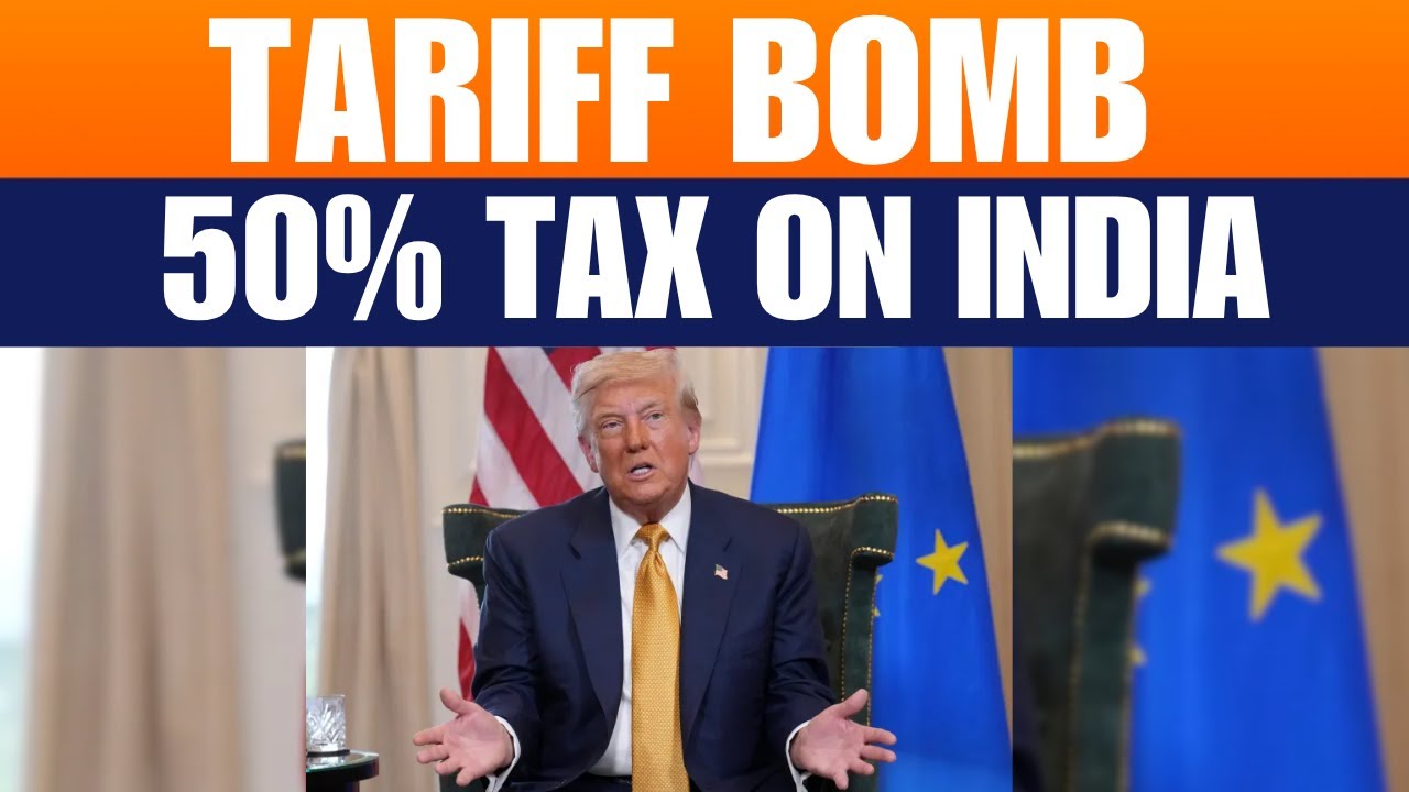 LIVE : Trump Slaps 50% Tariff on India | MEA Fires Back, Modi to Visit China Aug 31 | News9