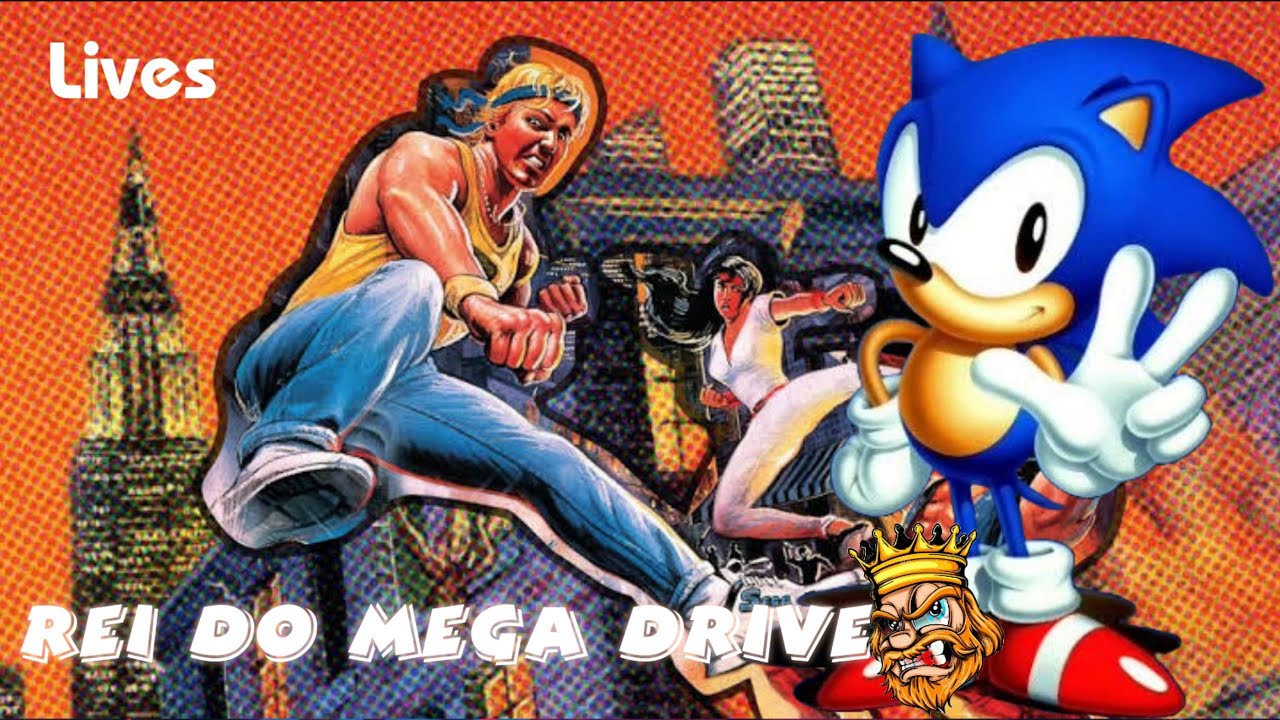 LIVE DE MEGA DRIVE CONSOLE REAL
