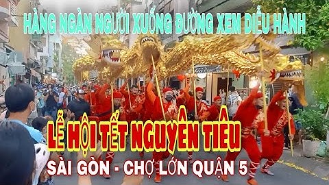 Hàng ngàn người xuống đường xem diễu hành Lễ Hội Tết Nguyên Tiêu