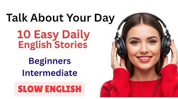 🎧 10 Easy Daily English Stories – “Talk About Your Day” Series