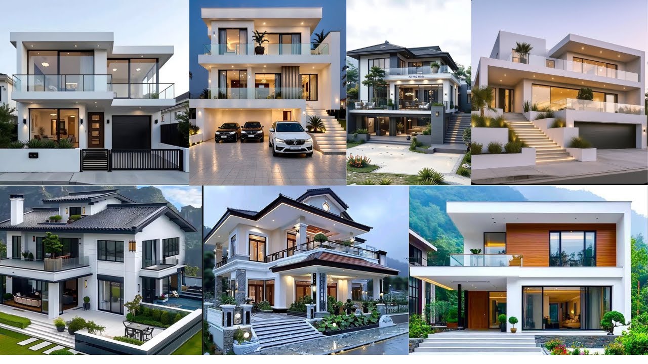 Modern 2025 House Front Elevation Design Ideas| Home Front Wall Design ...