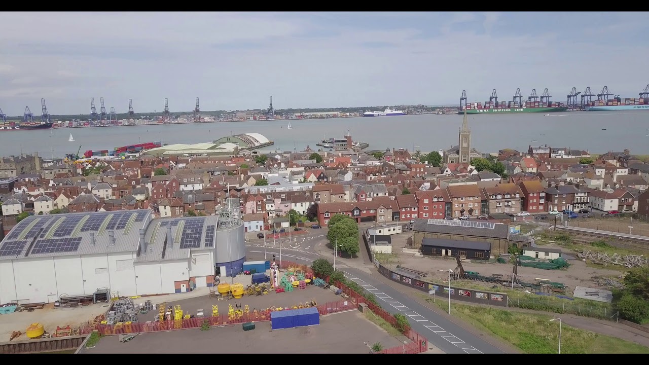 East Dovercourt and Bathside, Harwich Drone Flight