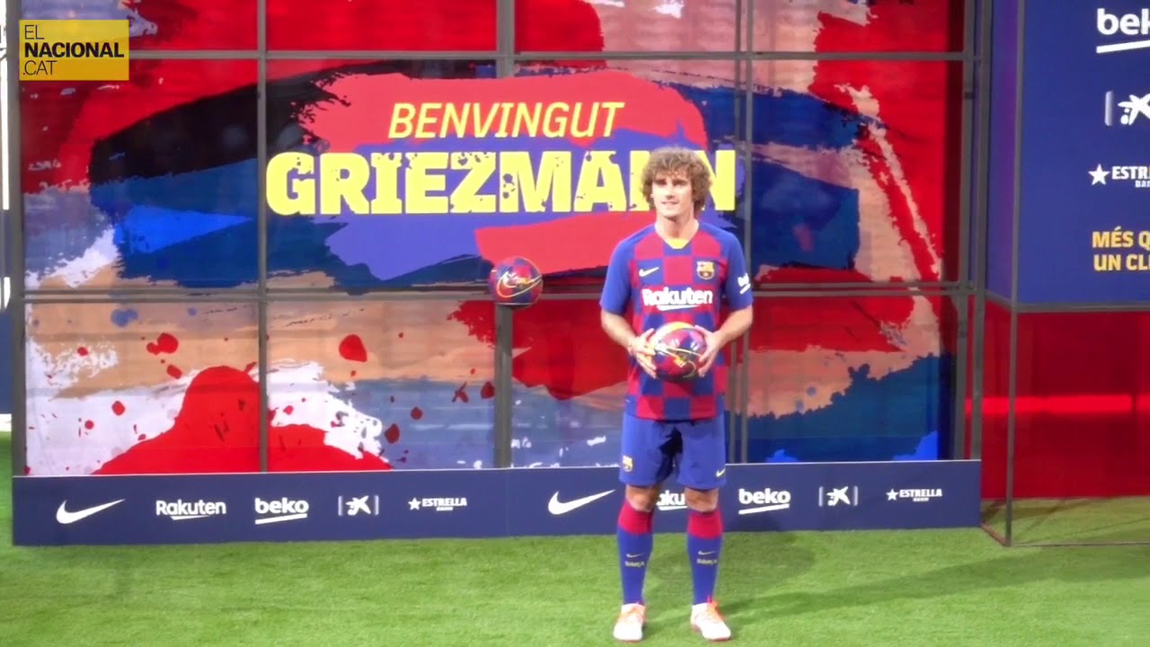 el nacional periodico Presentació de Griezmann al Camp Nou