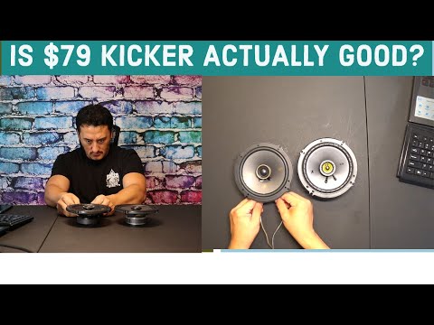KICKER CS Series CSC65 6.5 Inch Best Car Audio Speaker unboxing and sound test