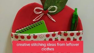 creative stitching ideas from leftover of clothes बचे हुए कपड़ों से रचनात्मक सिलाई के विचार