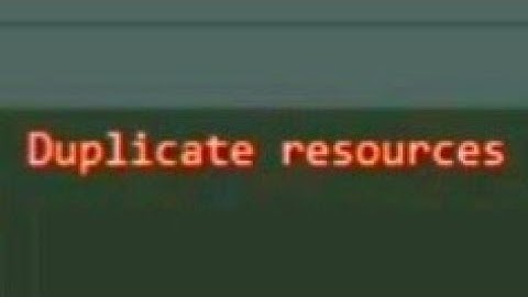 How to solve Duplicate Resources Errors in Android studio #androiddevelopment#androidstudio #android