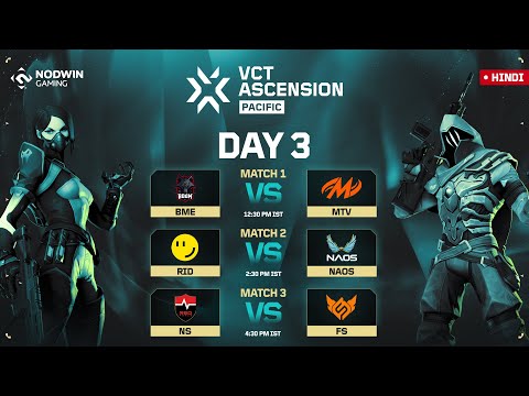 VCT Ascension Pacific 2025: Bangkok – Hindi Broadcast Group Stage Day 3
