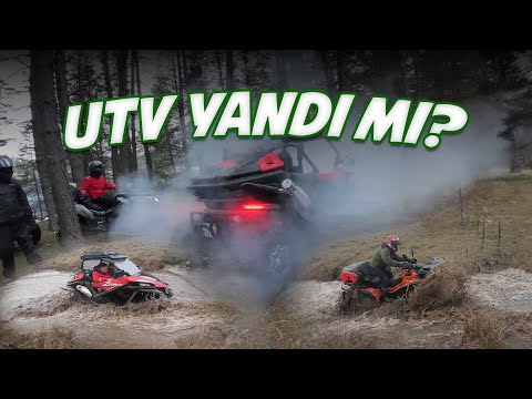 ATV'LER YÜZÜYOR! - UTV, CF625, CF450, CF1000, POLARİS570, AODES1000, SEGWAY570 #atv #boluatvkulübü