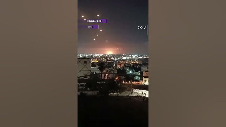 Iranian Missiles Fired Towards Israel