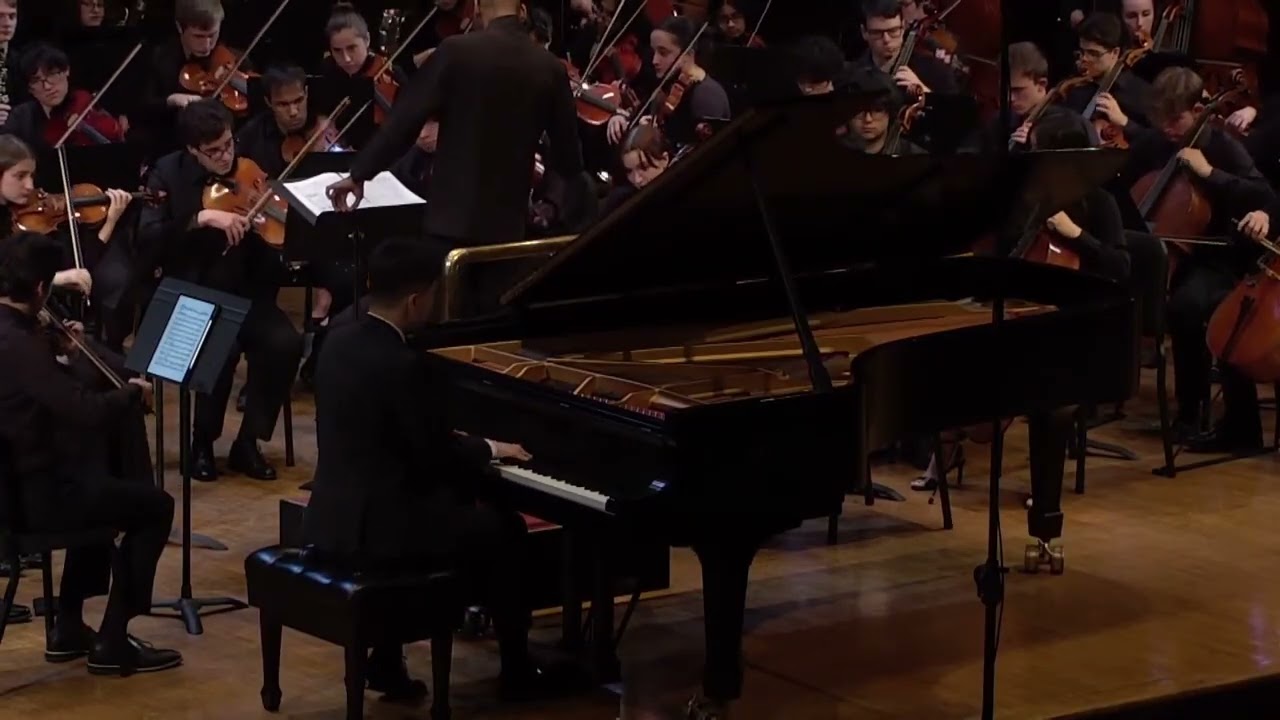 Grieg's Piano Concerto (1st - mov) - The Ohio State Campus Orchestra.