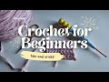 How To: CROCHET FOR BEGINNERS | Learn to Crochet, Abbreviations, and More!