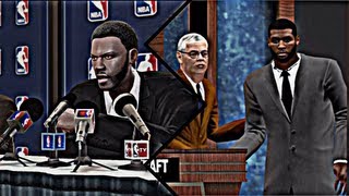 NBA 2K13 MyCAREER: Getting Settled | Draft & 1st Game | Tyronn Jones Athletic PF
