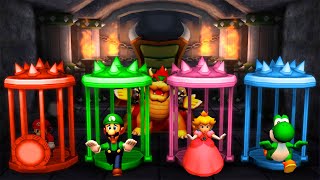 Mario Party The Top 100 MiniGames - Yoshi Vs Mario Vs Luigi Vs Peach (Master Cpu)