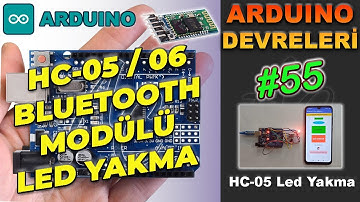 HC 05 Bluetooth Modülü ve Android APK ile LED