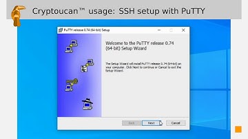 SSH setup with PuTTy on Windows