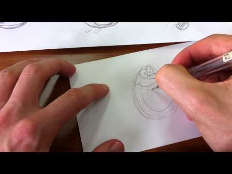 How to Draw Slimer from The Real Ghostbusters by J...