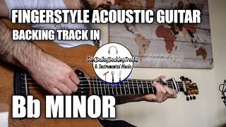 Fingerstyle Acoustic Guitar Backing Track In Bb Minor | Explore By Jack Haigh chords