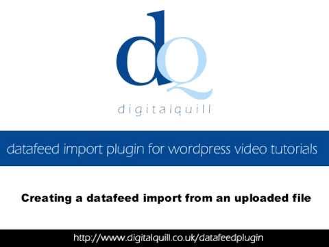 Datafeed  Import Plugin - Create a Datafeed from Uploaded File