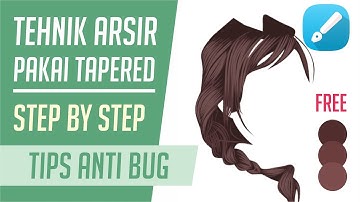 How to make simple hair shading | Beginners must see | Invinite Design Tutorial