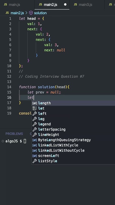 How To Reverse A Linked List - JavaScript - YouTube