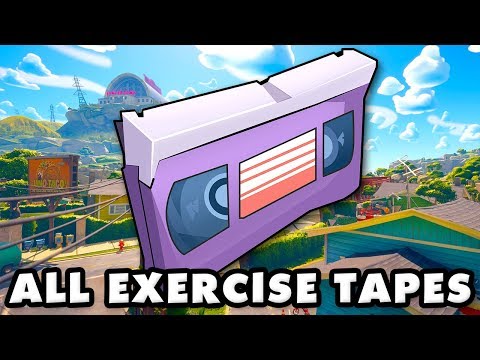 Plants vs. Zombies: Battle for Neighborville - All Exercise Tapes! (Town Center)